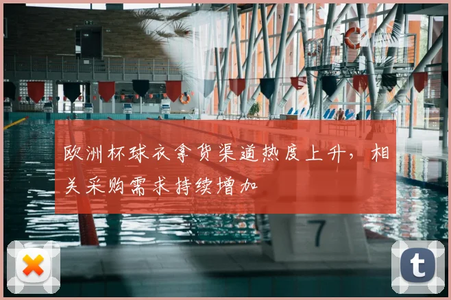 欧洲杯球衣拿货渠道热度上升,相关采购需求持续增加