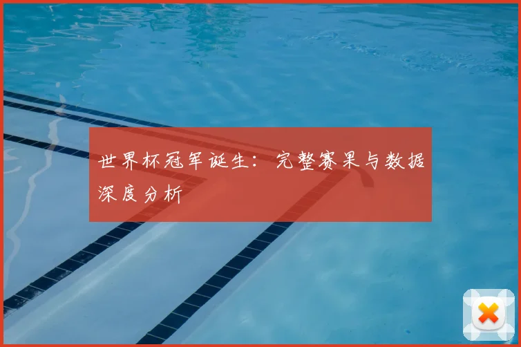 世界杯冠军诞生：完整赛果与数据深度分析