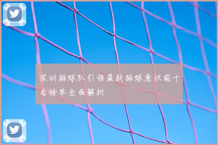 深圳排球队引领最新排球意识前十名榜单全面解析
